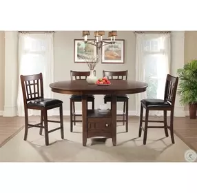 Sam Cherry Extendable Trestle Storage Pub Table