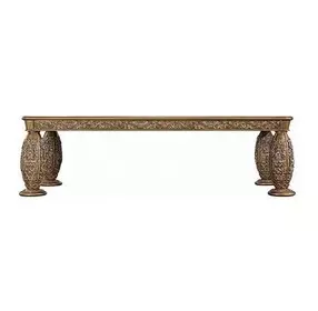 Constantine Brown and Gold Dining Room Set