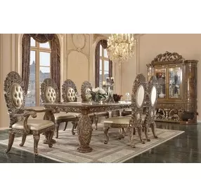 Constantine Gold Upholstered Side Chair Set of 2