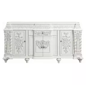Vanaheim Antique White 4 Door Server