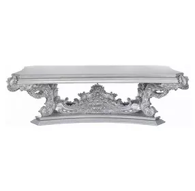 Valkyrie Antique Platinum Dining Room Set