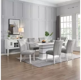 Elizaveta Gray and White 2 Door Server