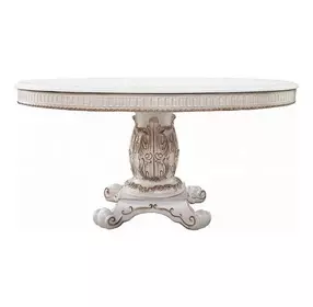 Vendome Antique Pearl 60" Round Dining Room Set