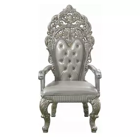 Sandoval Beige Upholstered Arm Chair Set of 2