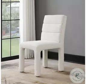 Hettie Beige Boucle Side Chair Set of 2