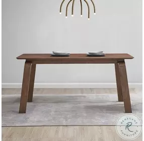 Ginny Walnut 63" Rectangular Dining Table