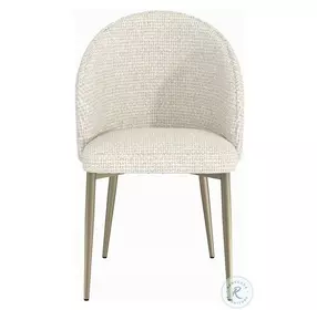 Cora White Fabric Side Chair Set of 2