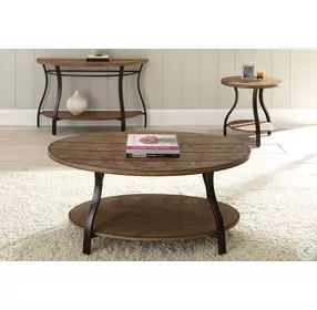 Denise Low Sheen Oak Sofa Table