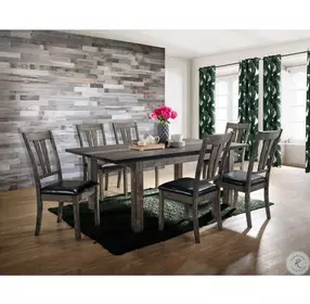 Grayson Gray Oak Extendable Rectangular Dining Table