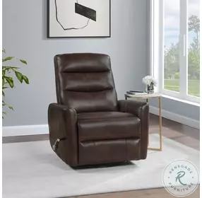 Takami Brown Swivel Recliner