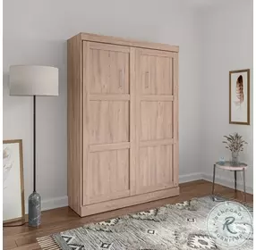 Pur Rustic Brown 59" Full Murphy Bed