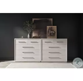 Astrid White Oak 5 Drawer Chest