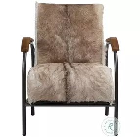 Lane Natural Brown And Black Occasional Chair