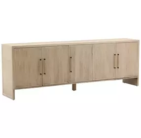 Isla Light Natural 5 Door Sideboard