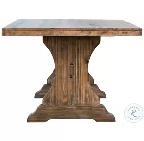 Alan Antique Brown Sealed Dining Table