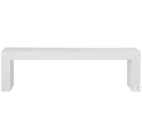 Blaze Natural White Sealed Outdoor Bench