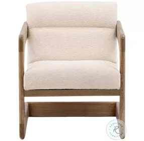 Bridge Everest Cream And Natural Occasional Chair