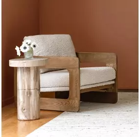 Malia Sea Birch Upholstered Occasional Chair