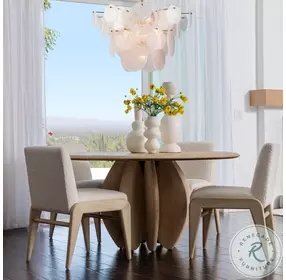 Fraze Ivory And Light Warm Wash Dining Chair