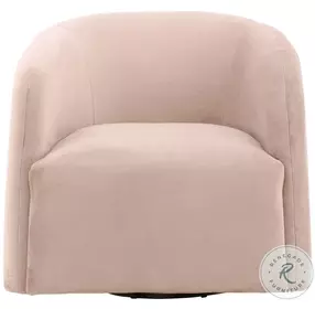 Nev Onyx Mink Occasional Swivel Chair