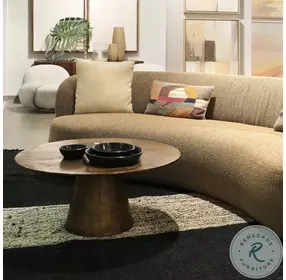 Isa Antique Brass Coffee Table