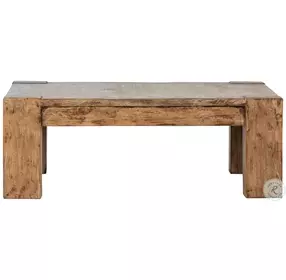 Parso Antique Natural And Water Sealed Coffee Table