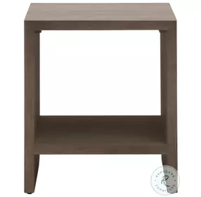 Dovetail Burnished Brown End Table