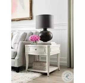 Solace Mirabel Eggshell Drawer End Table