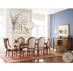 Berkshire Cognac Sling Back Side Chair Set of 2