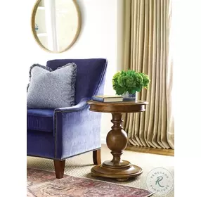 Ashford Hampton Cognac Round End Table