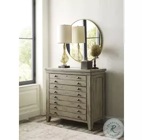 Acquisitions Brimley Map Cameo Drawer Bachelor's Chest