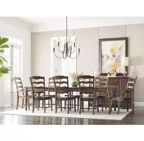 Commonwealth Renner Medium Stain Arm Chair