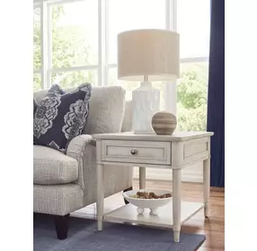 Domaine Beige Rectangular End Table