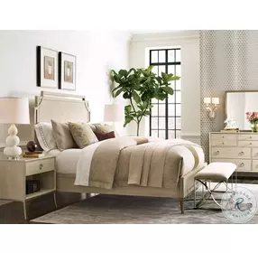 Lenox Alabaster And Brassy Champagne Bench