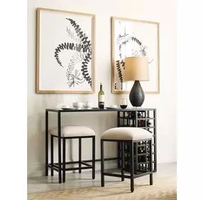 Mackintosh Cream Upholstered Counter Height Stool