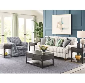 Serra Hamilton Soft Black Rectangular Lift Top Coffee Table