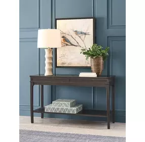 Serra Hamilton Soft Black Rectangular Sofa Table
