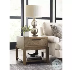 Horizon Ellison Smoke Drawer End Table