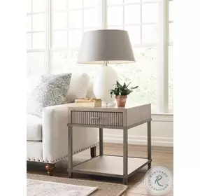Cedar Ridge Selena Aged Taupe 22" End Table