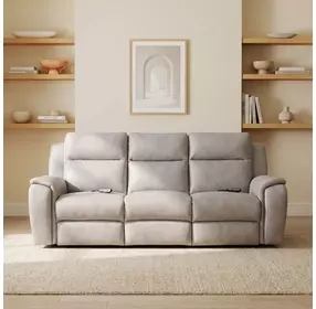Drake Stone 95" Zero Gravity Power Reclining Sofa with Massage and USB Charging