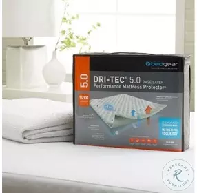 Dri-Tec White 75" Full Mattress Protector