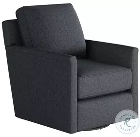 Truth or Dare Navy Blue Swivel Glider Chair