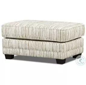 Kennedy Rag Rug Fawn 35" Ottoman