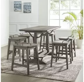 Ryan Smoky Oak Counter Height Stool