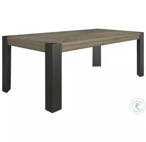 Cedar Fork Smoked Arabica 78" Rectangular Dining Room Set