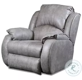 Cagney Gray Power Headrest Rocker Recliner