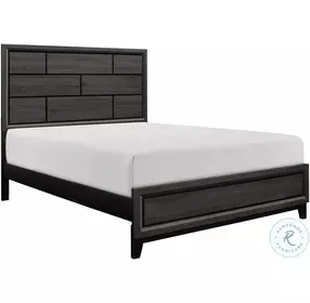 Davi Gray And Black Youth Panel Bedroom Set