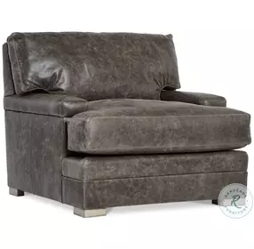 Burnham Brown Leather Chair