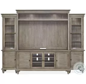 Lancaster Dovetail Grey Entertainment Wall