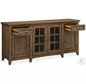 Bay Creek Toasted Nutmeg Wood 70" TV Stand